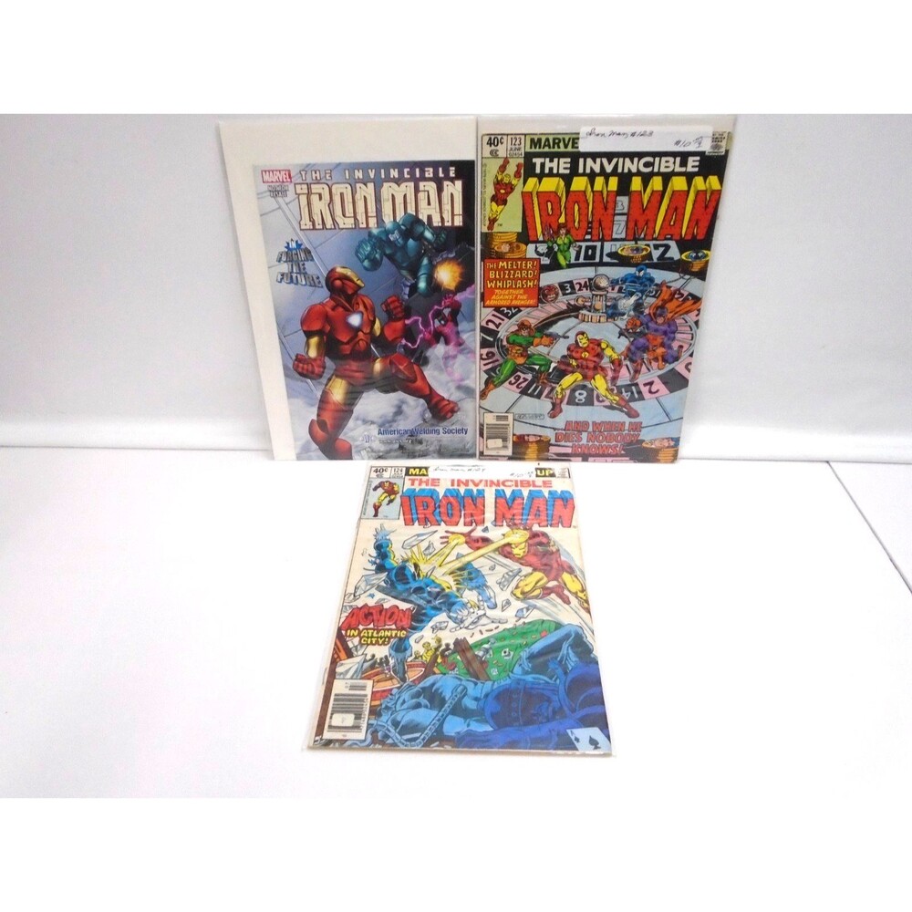 Marvels Iron Man Comic books Lot of 3 Demon in a bottle Bob Layton